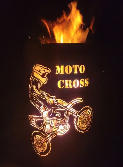 Feuertonne / Feuerkorb - Moto Cross