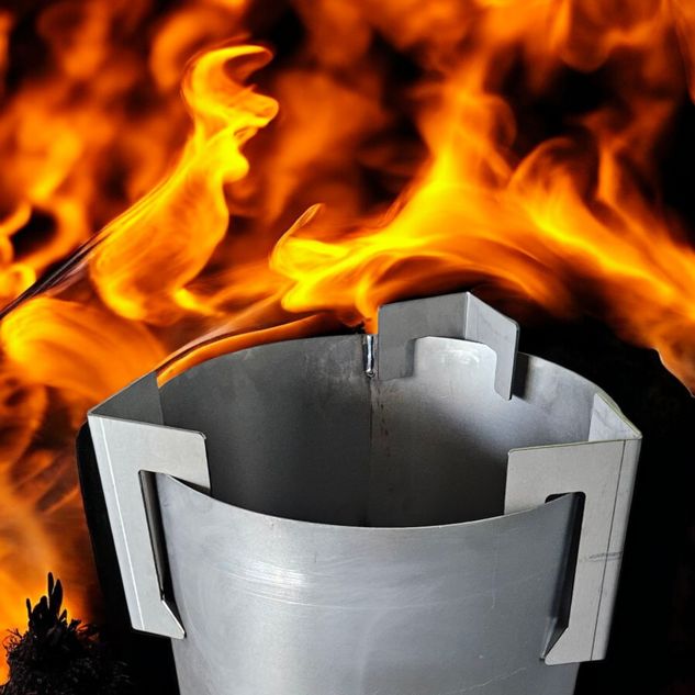 3 Stück Grillplatten-Abstandshalter passend für Feuertonnen & Feuerschalen