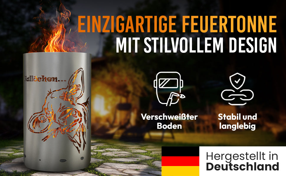 Feuertonne / Feuerkorb - Kuh Hallöchen