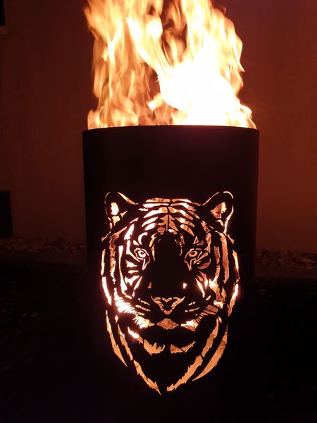 Feuertonne / Feuerkorb - Tiger