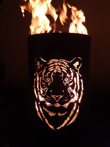 Feuertonne / Feuerkorb - Tiger
