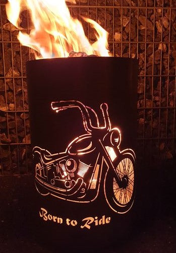 Feuertonne / Feuerkorb - Born to ride