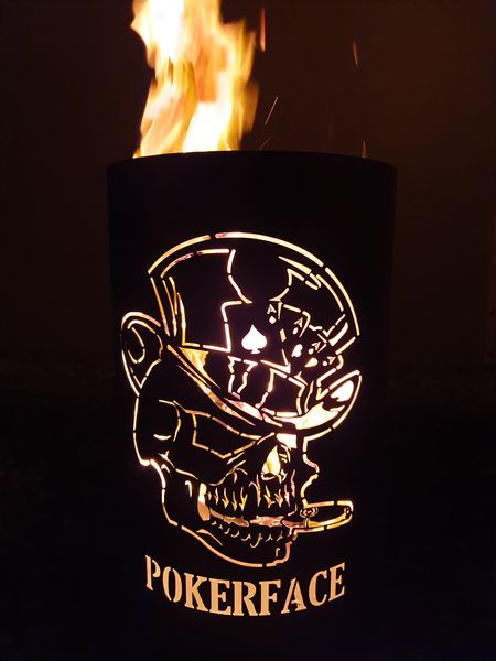 Feuertonne / Feuerkorb - Pokeface