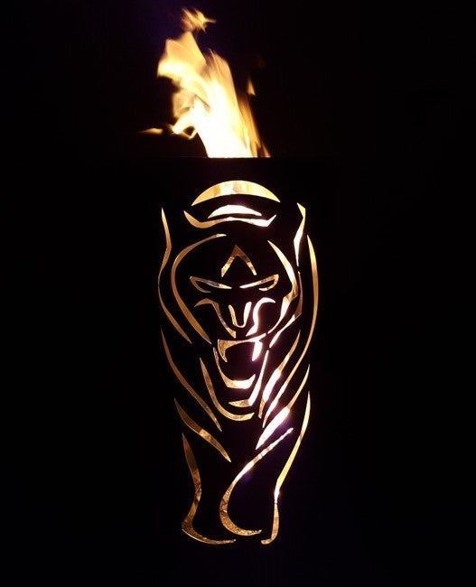Feuertonne / Feuerkorb mit Motiv " Tiger "