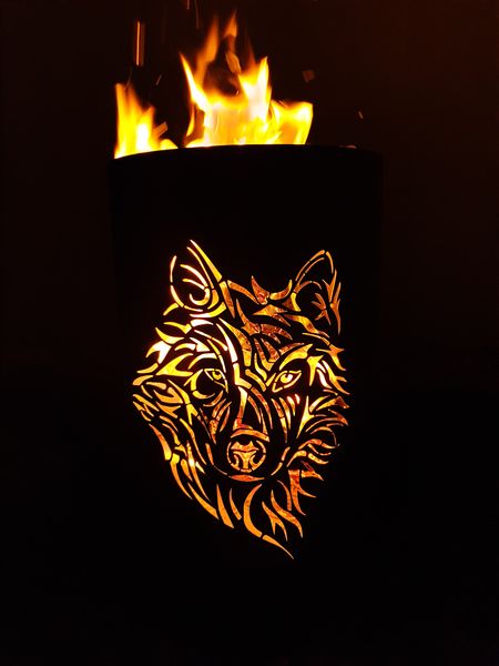 Feuertonne / Feuerkorb - Wolf