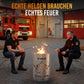 Feuertonne / Feuerkorb - Feuerwehrmann / Firefighter