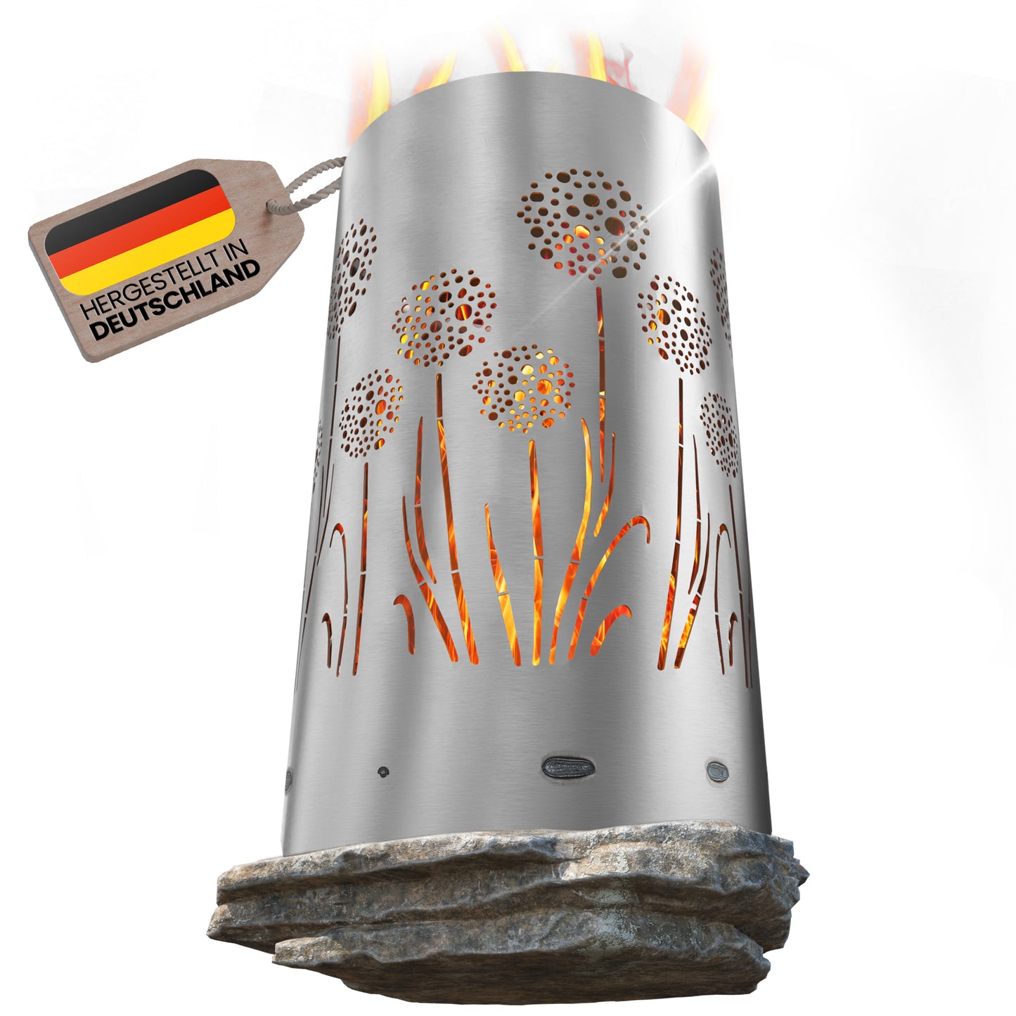 Feuertonne / Feuerkorb - Pusteblumenwiese
