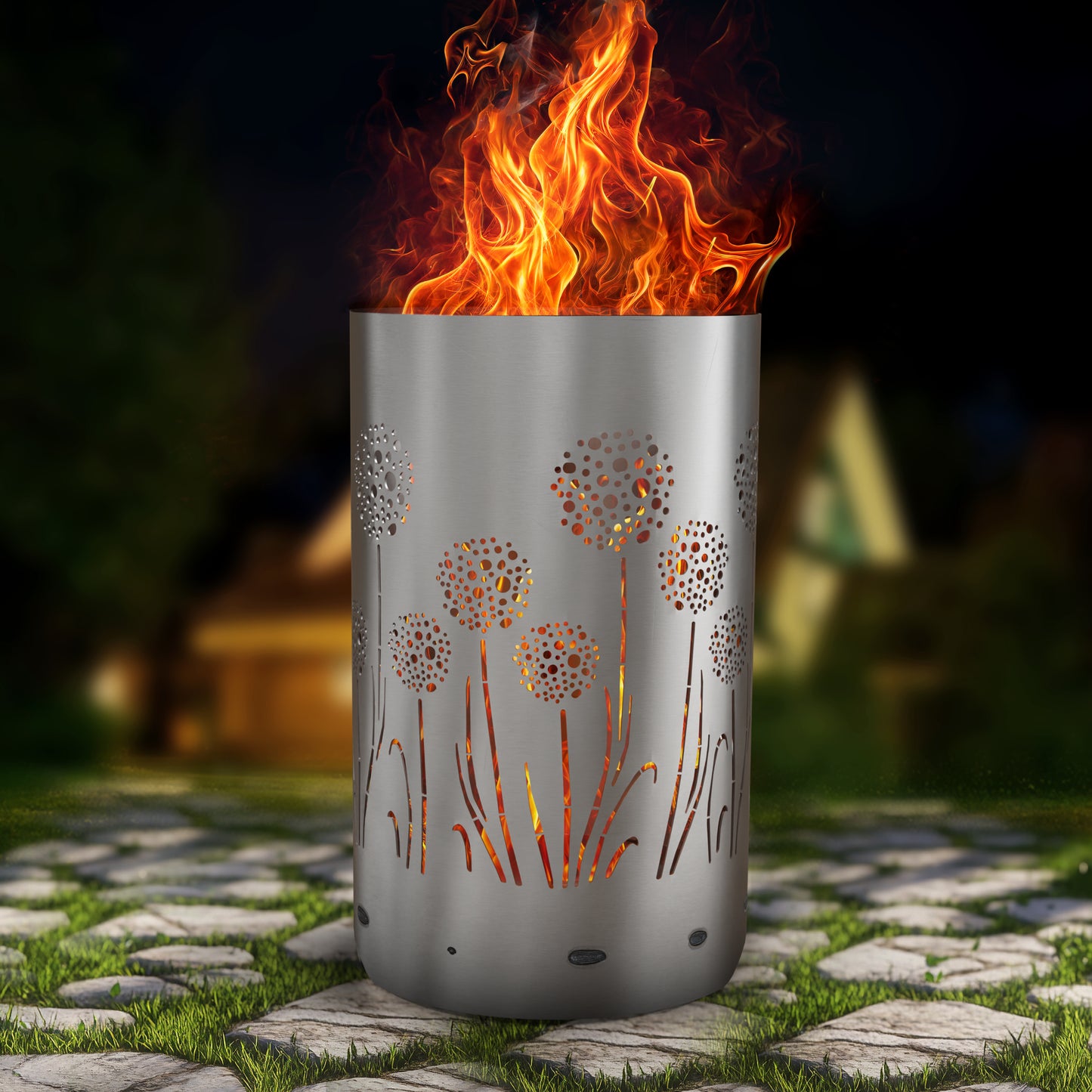 Feuertonne / Feuerkorb - Pusteblumenwiese