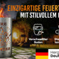 Feuertonne / Feuerkorb - Feuerwehrmann / Firefighter