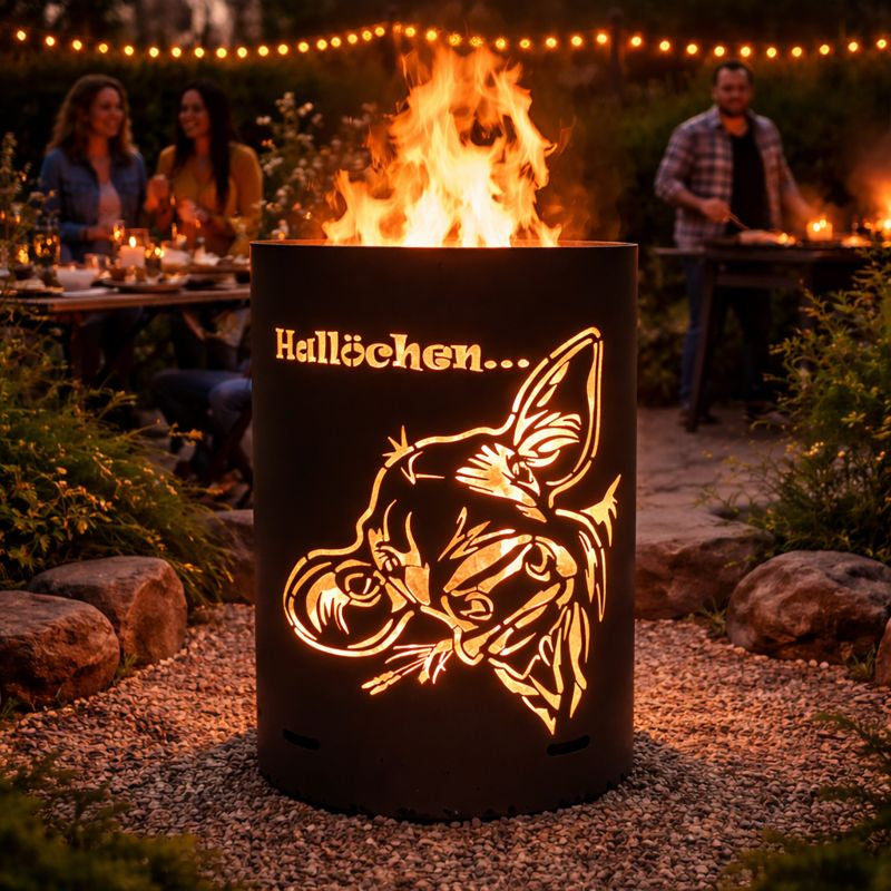 Feuertonne "Kuh Hallöchen"