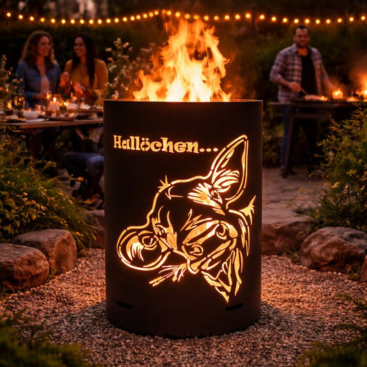 Feuertonne "Kuh Hallöchen"