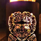 Feuertonne " Ghost-RIder " mit Totenkopf & Kolben – Robuster Feuerkorb aus Stahl für Garten & Terrasse