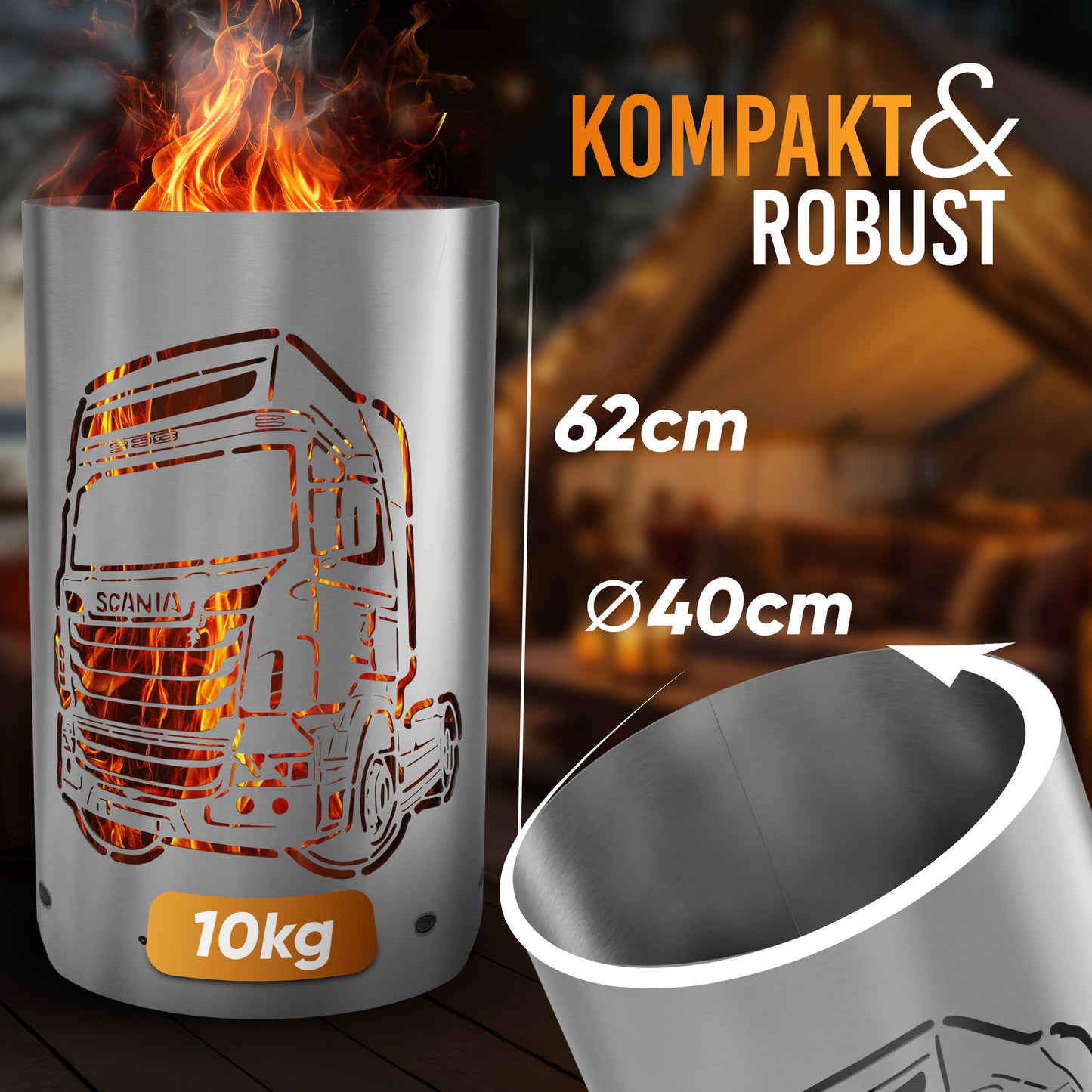 Feuertonne / Feuerkorb - SCANIA