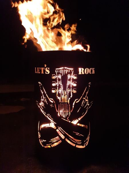 Feuertonne "Let`s Rock"