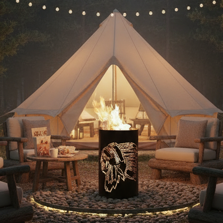 Feuertonne "Indianer"
