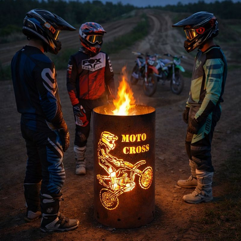 Feuertonne "Moto Cross"