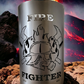 Feuertonne / Feuerkorb - Feuerwehrmann / Firefighter