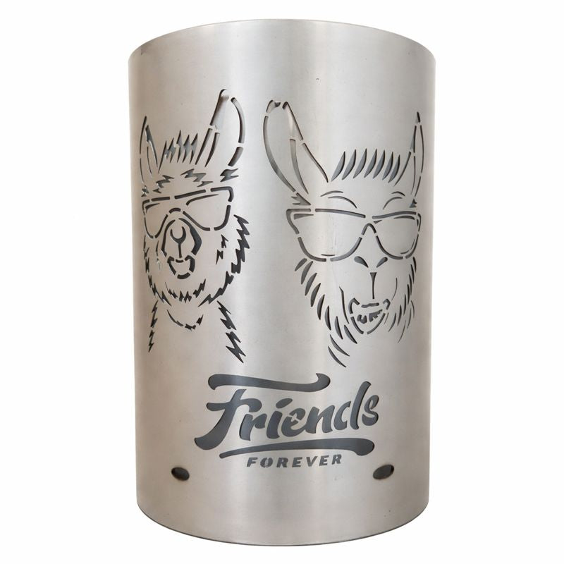 Feuertonne "Lama,  Friends Forever"