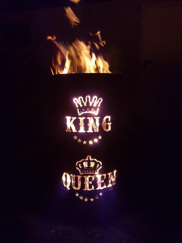 Feuertonne "King & Queen"