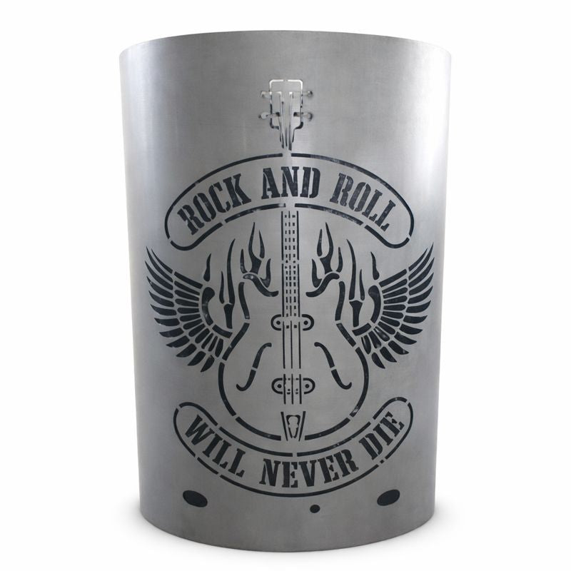 Feuertonne "Rock and Roll will never die"