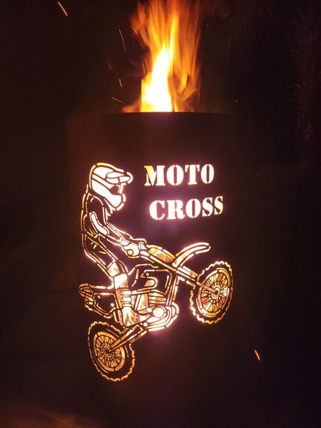 Feuertonne / Feuerkorb - Moto Cross