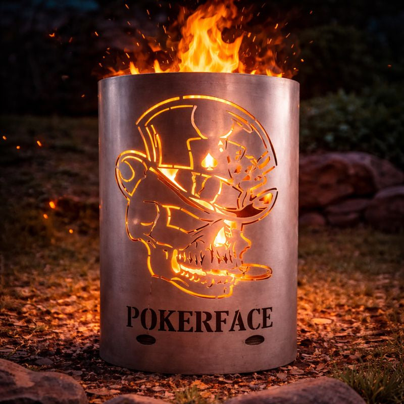 Feuertonne "Pokerface"