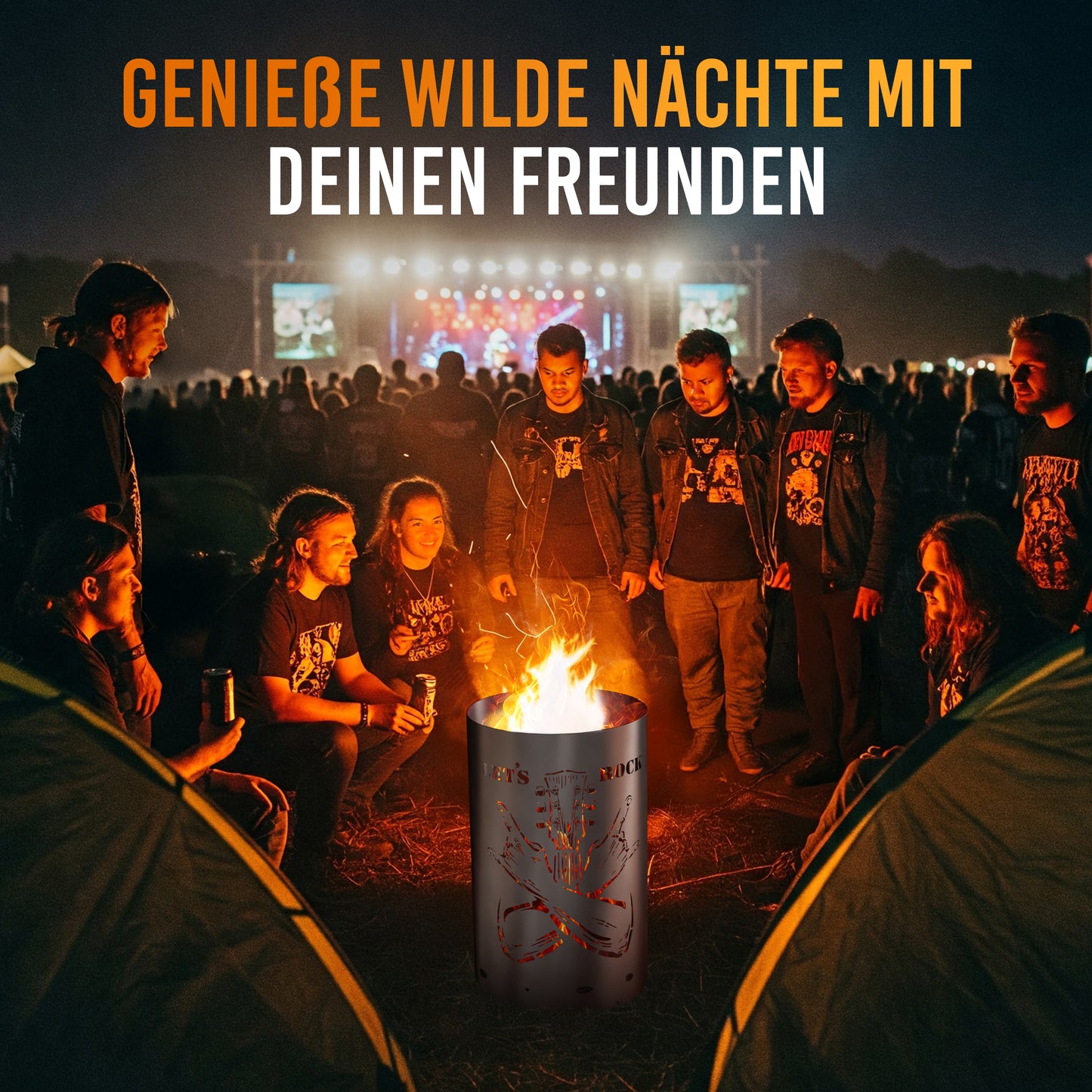 Feuertonne "Let`s Rock"