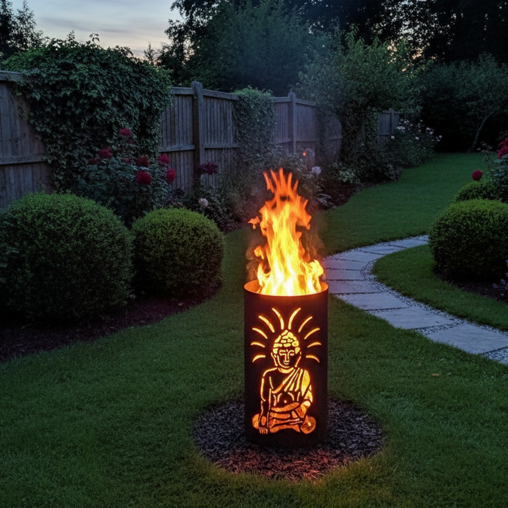 Feuertonne "Buddha"