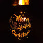 Feuertonne / Feuerkorb - Merry Christmas