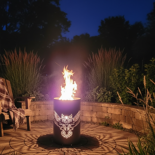 Feuertonne "Eule"
