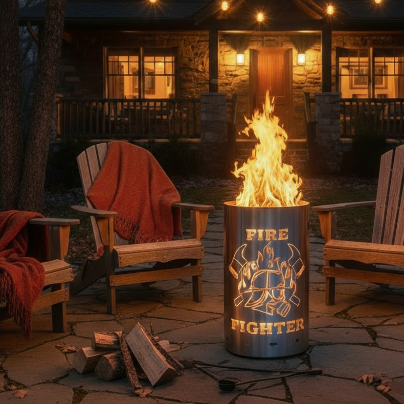 Feuertonne "Feuerwehr"