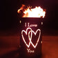Feuertonne / Feuerkorb - I love you