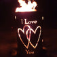 Feuertonne / Feuerkorb - I love you