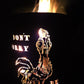 Feuertonne / Feuerkorb mit Motiv " Huhn "  Don`t worry - be happy