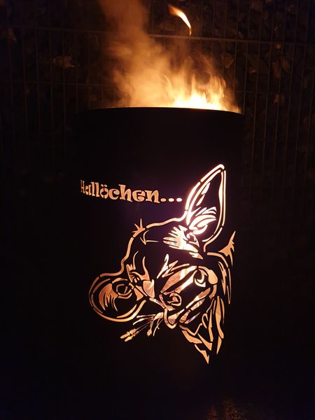Feuertonne / Feuerkorb - Kuh Hallöchen
