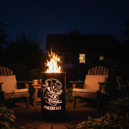 Feuertonne "Pokerface"