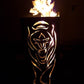 Feuertonne / Feuerkorb mit Motiv  " Tiger "