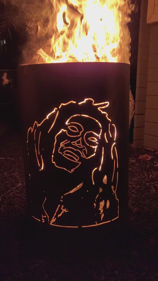 Feuertonne / Feuerkorb - Bob Marley