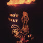 Feuertonne / Feuerkorb mit Motiv " Huhn "  Don`t worry - be happy