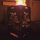 TiKo-Design Feuerkorb mit Chopper Motiv - Born to be wild - 2 Fach Laserung, Zerlegbar, Gartendekoration, Feuerkorb & Sitzgelegenheit